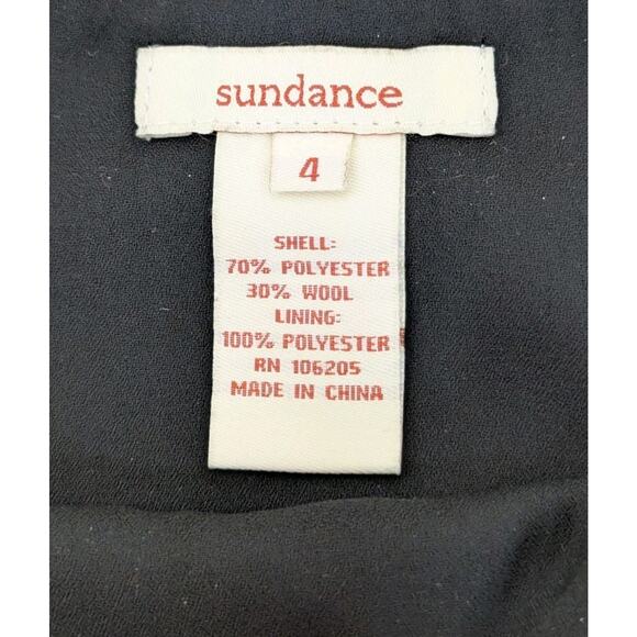 Sundance Womens Brown Wool Blend Herringbone Skirt Size 4 Dark Academia Preppy - Picture 4 of 7